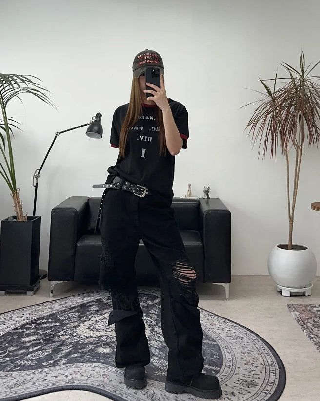 Det Dual Eyelet Long Belt