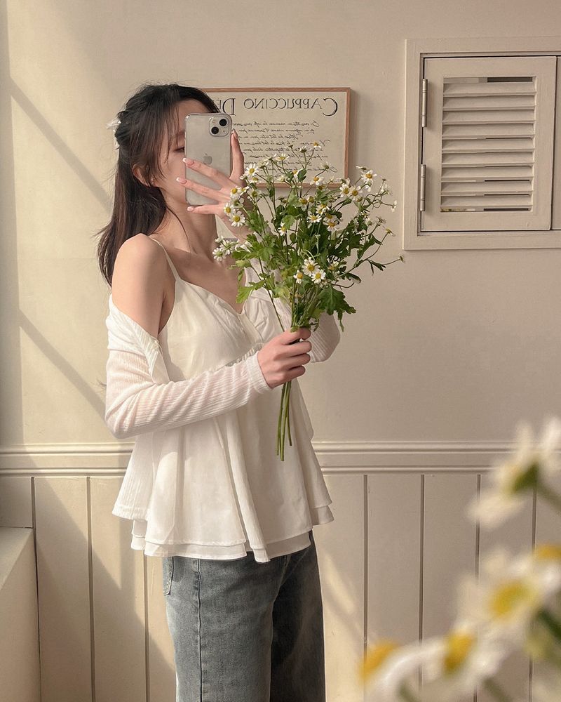 Hiren Burton See-Through Cardigan