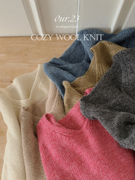 Alpaca Loose Winter Wool Knit (6color)