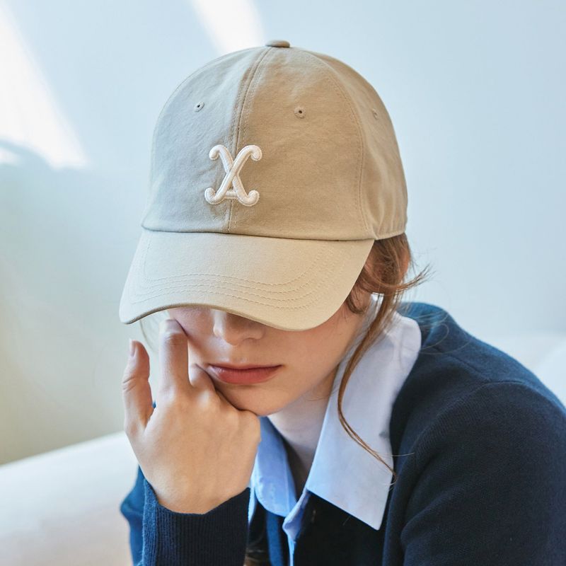 VA Curved 3D Logo Ball Cap / Beige