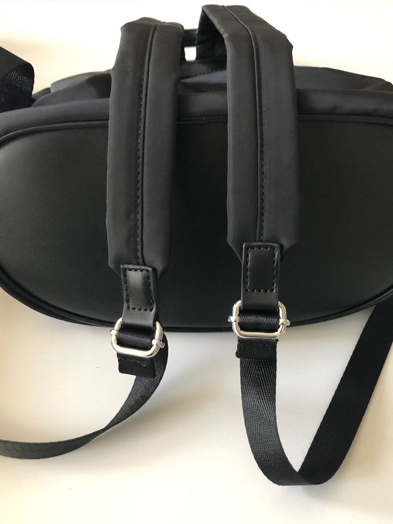 Two-Pocket Nylon Backpack