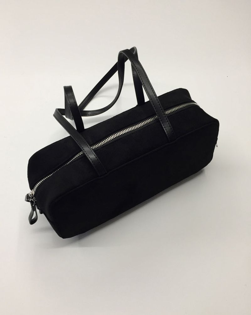 Etty Suede Bowling Bag (3 Colors)