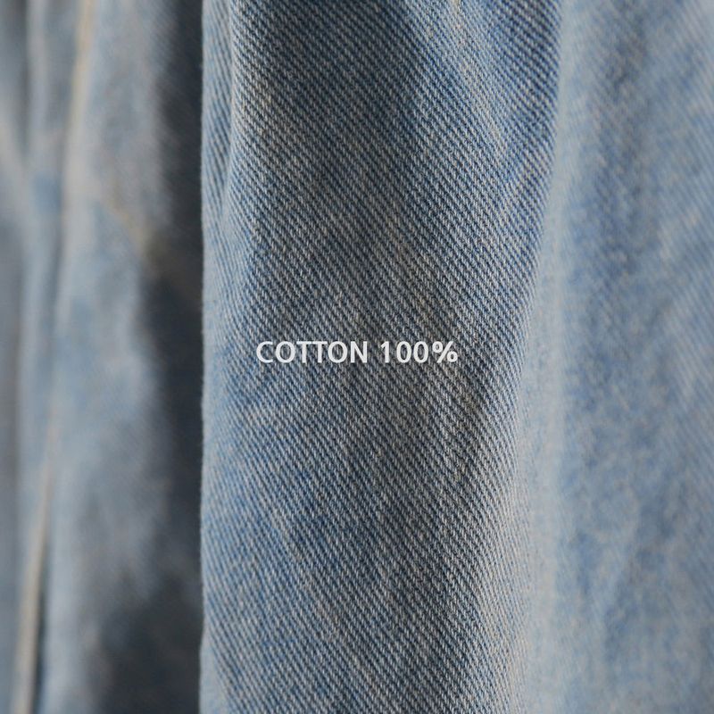 Fringe Balloon Cargo Denim Pants