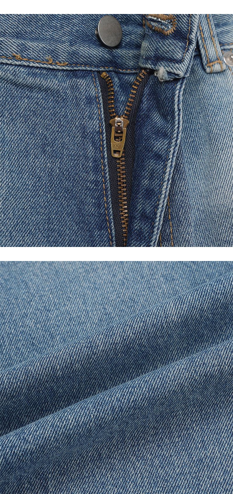 [UNISEX] VINTAGE DAMAGE DENIM PANTS