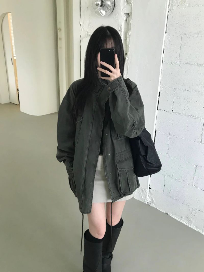 Washed Field Jacket (2 colors)