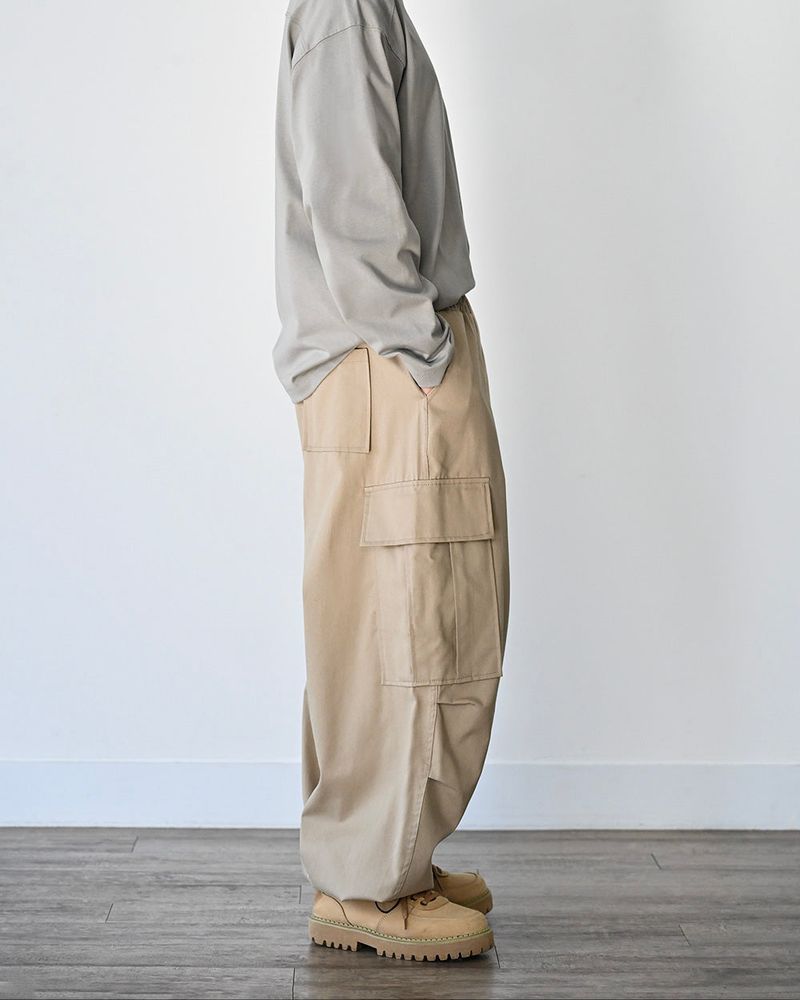 SIO WIDE CARGO PANTS BG