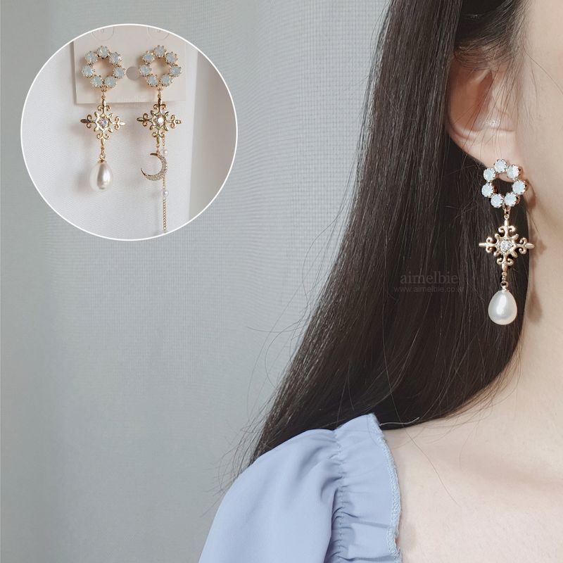Luna Angel Earring (Purple Kiss Dosie Earring)