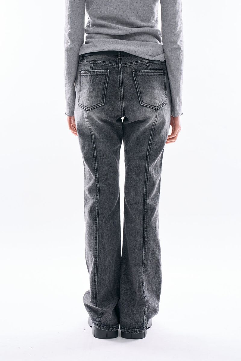 Raucohouse（ラウコハウス）の「Slate incision flare denim pants（Pants）」