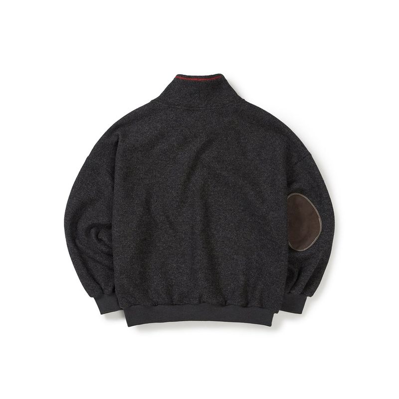 Bean wool pullover / Charcoal
