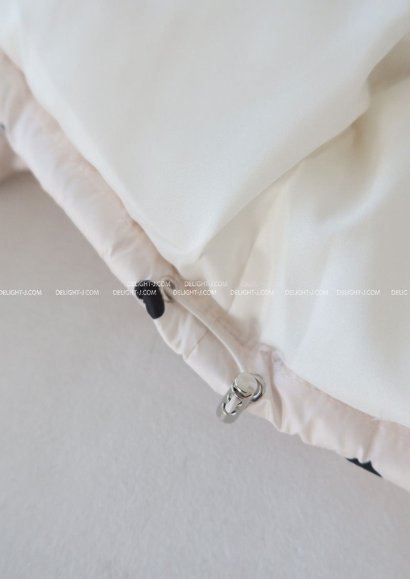 Heart crop short padded coat