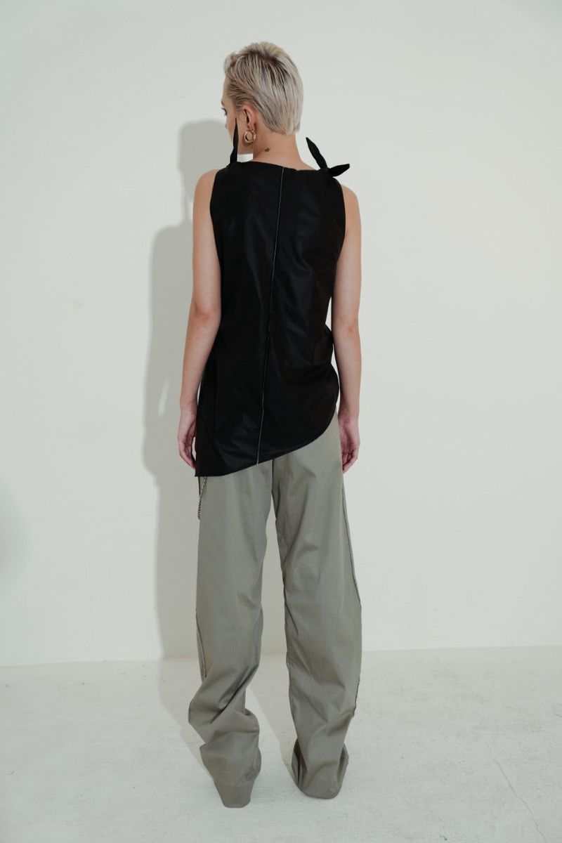 Cut Out Nylon Top