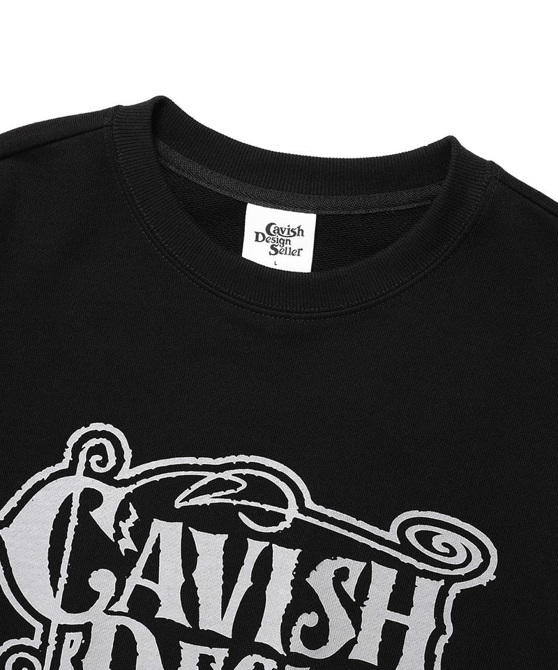 CLEF SWEATSHIRT BLACK(CV2EFUM444A)