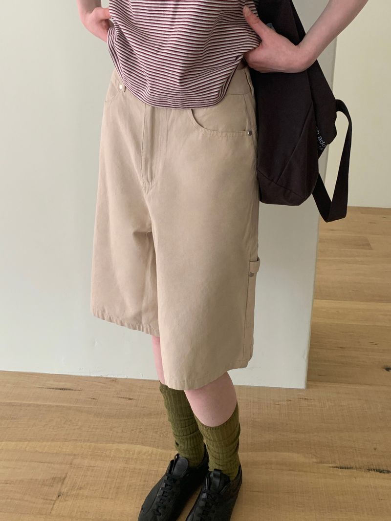 [MADE/XS-XL] five-pocket bermuda pants