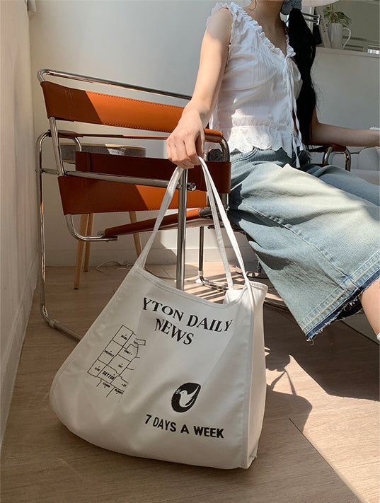 NEWS CANVAS BAG