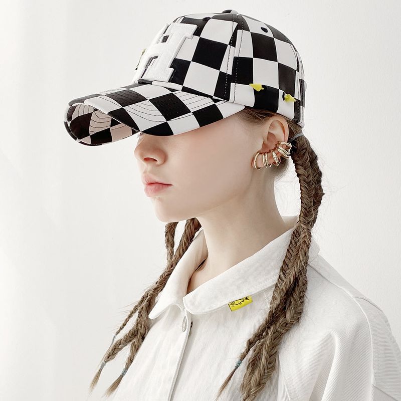 H-BALL CAP_CHECKERBOARD