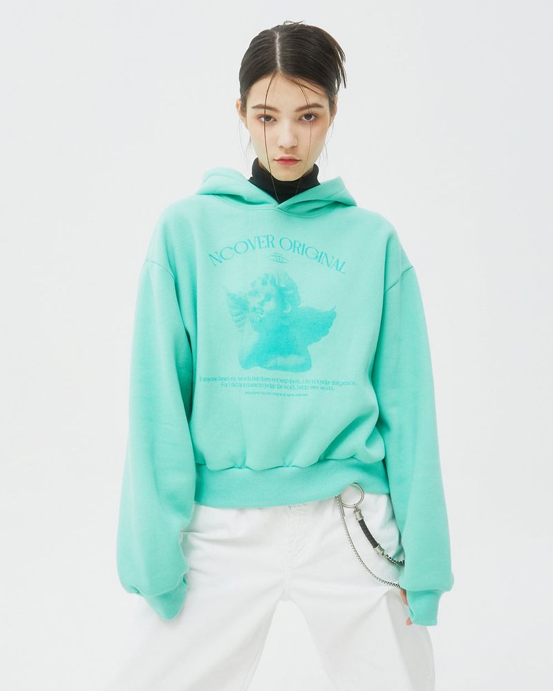 NCOVER(エンカバー)の「PLASTER CAST HOODIE-MINT(Tops)」