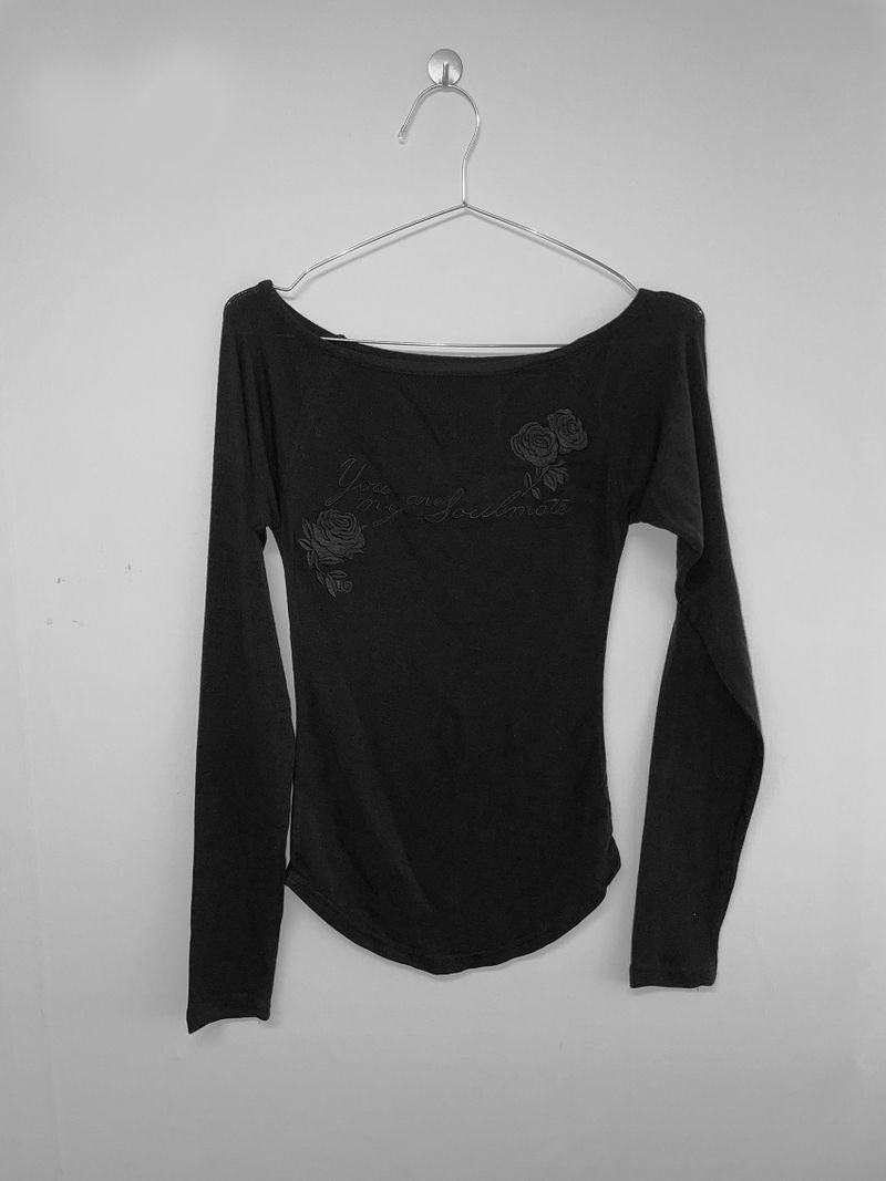 soulmate lettering top(2 color