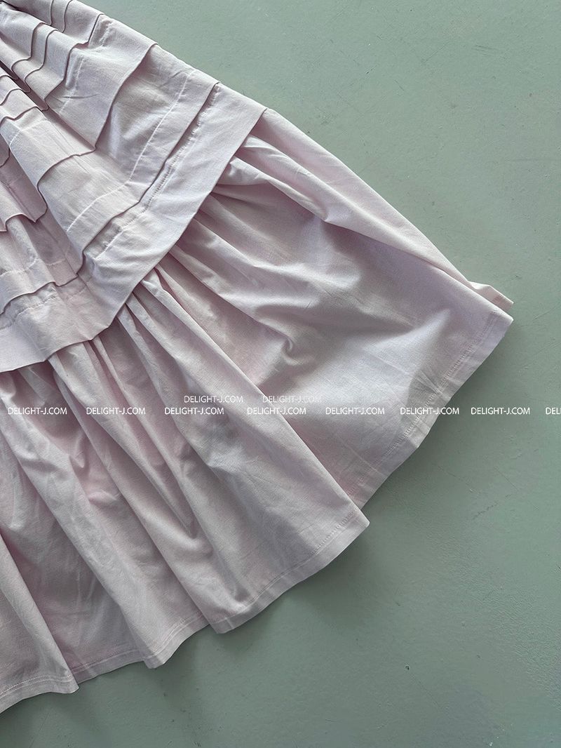 frill cancan midi skirt