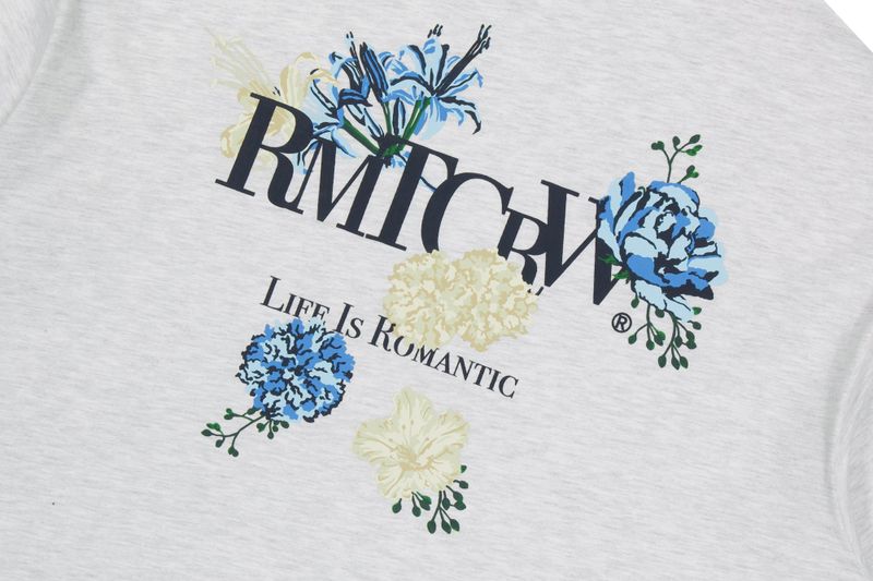 BACK POINT BLUE FLOWER TEE SHIRT