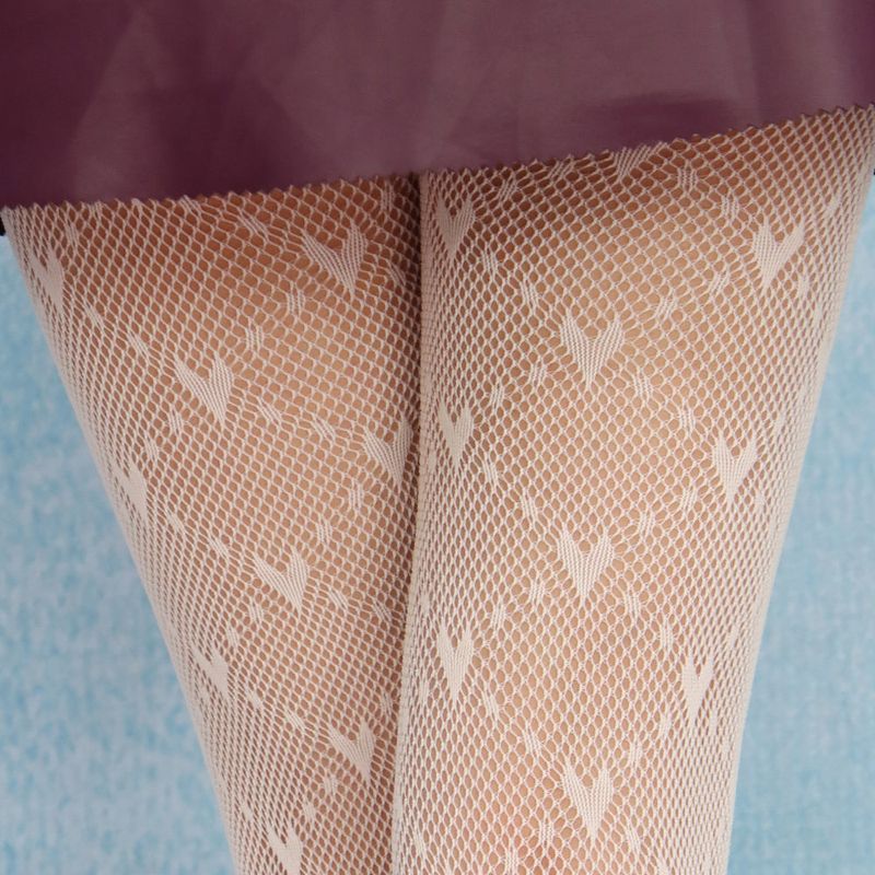 heart mesh tights (3colors)