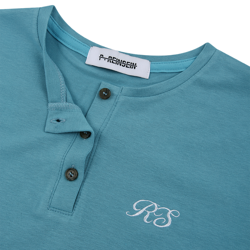 Blue star layered henry short sleeve tee ☆