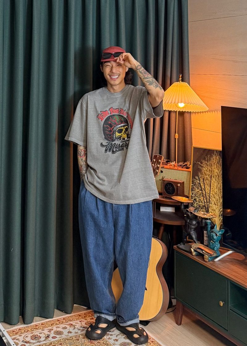 virstyle(ビルスタイル)の「Fastdie Heavy Pigment Short-Sleeve T 4COLOR(Tops)」