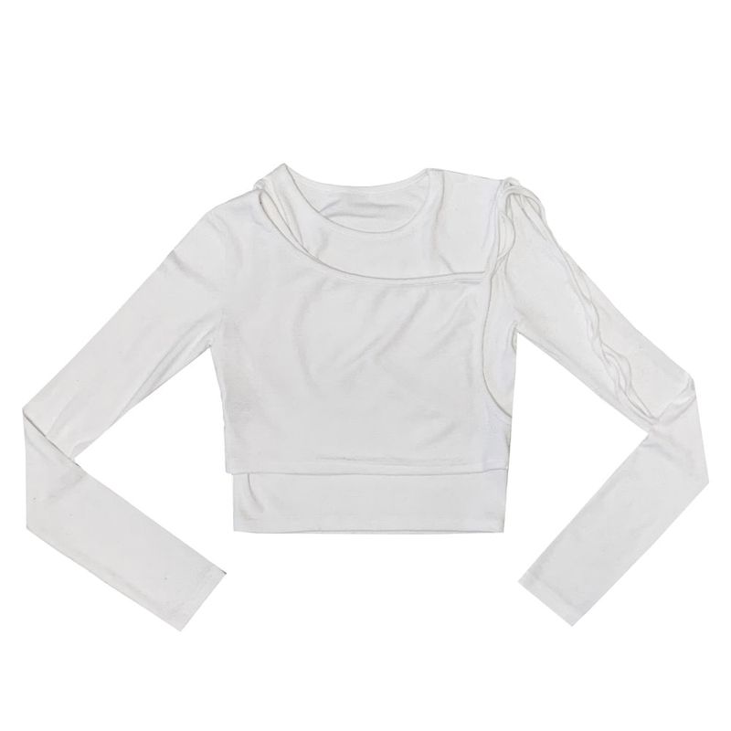 Ling ribbon layered T