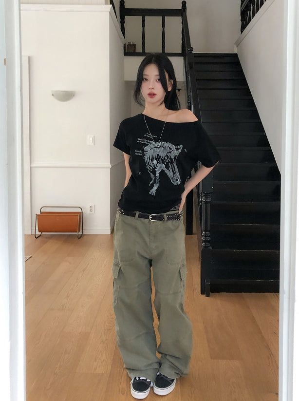 Feud Dyed Washed Cargo Pants