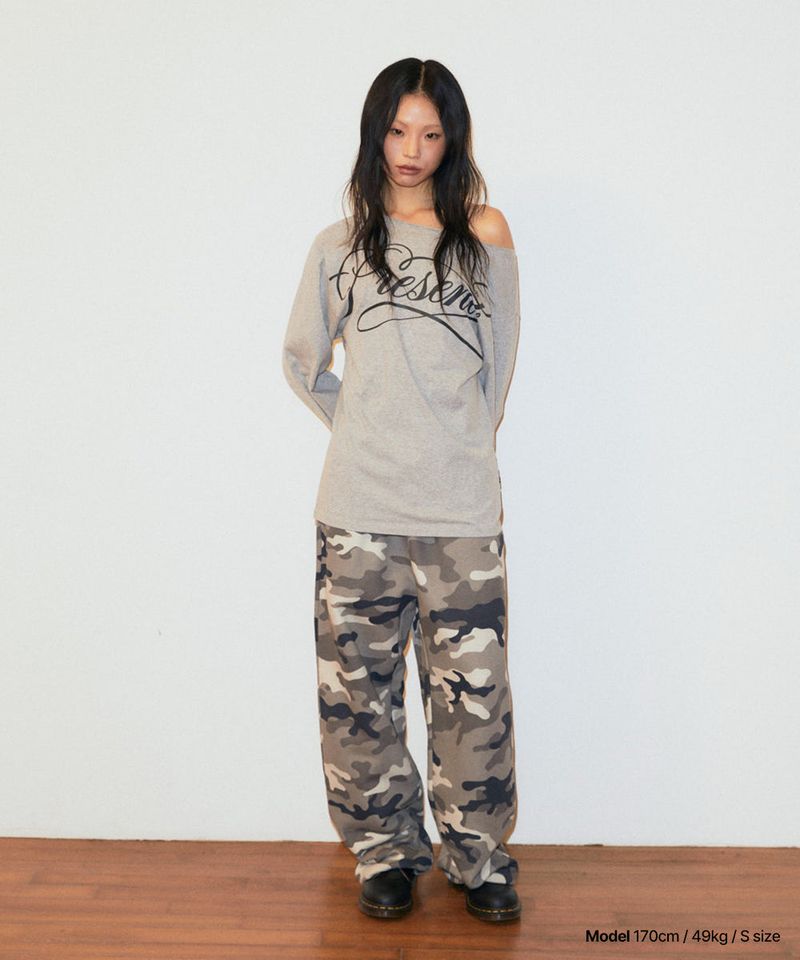 CAMO APPLIQUE SWEATPANT