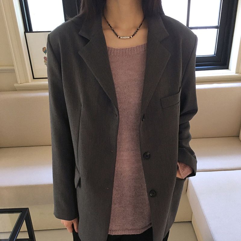 WONDER WONDER（ワンダーワンダー）の「Tebi Basic Boxy Overfit Minimal Blazer Jacket（Jackets/Outerwear）」