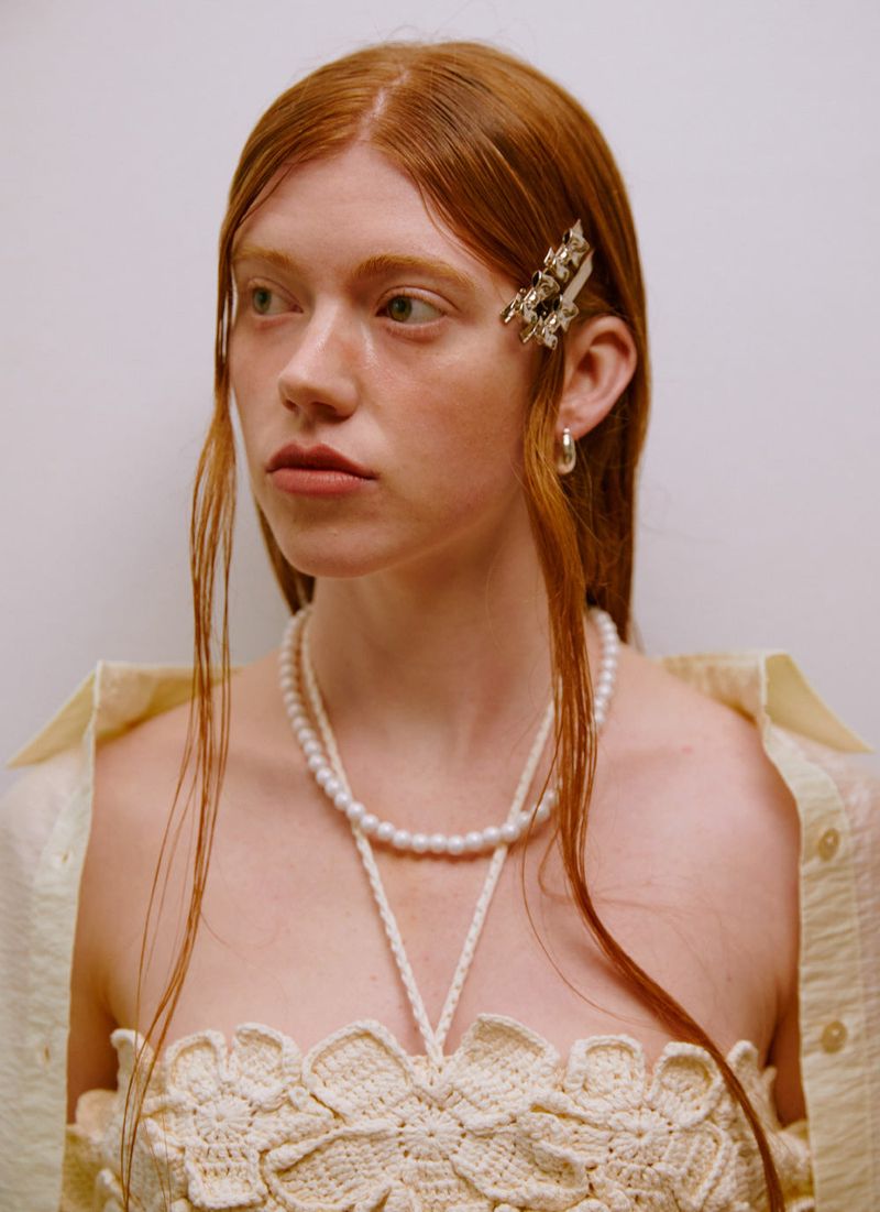 Double Pleated Ribbon Hairpin