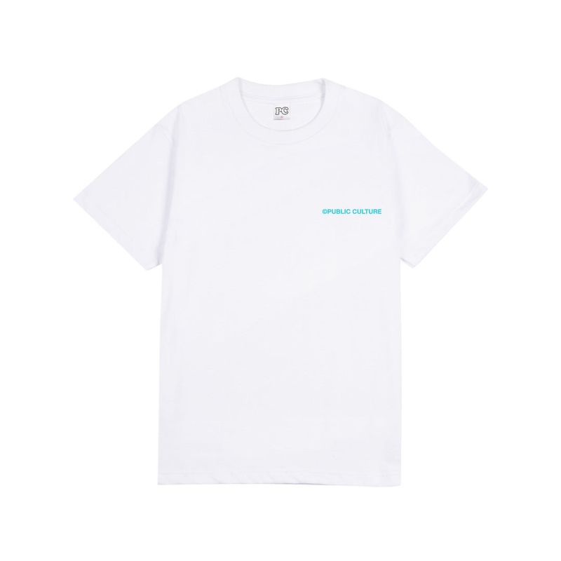 Checkered Tee - White