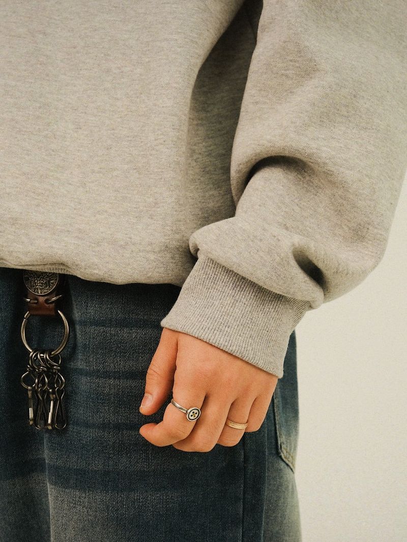 AN Buffalo Fleece Crop Sweatshirt