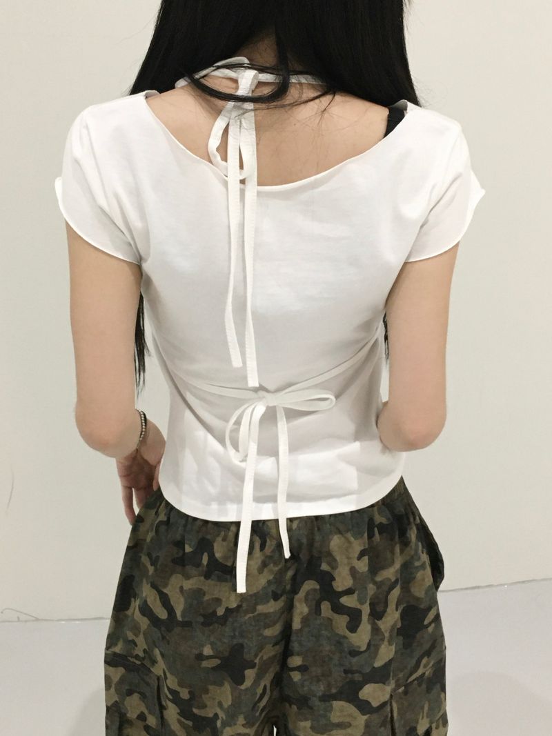 Fix Rivet Halterneck T-shirt (2c)