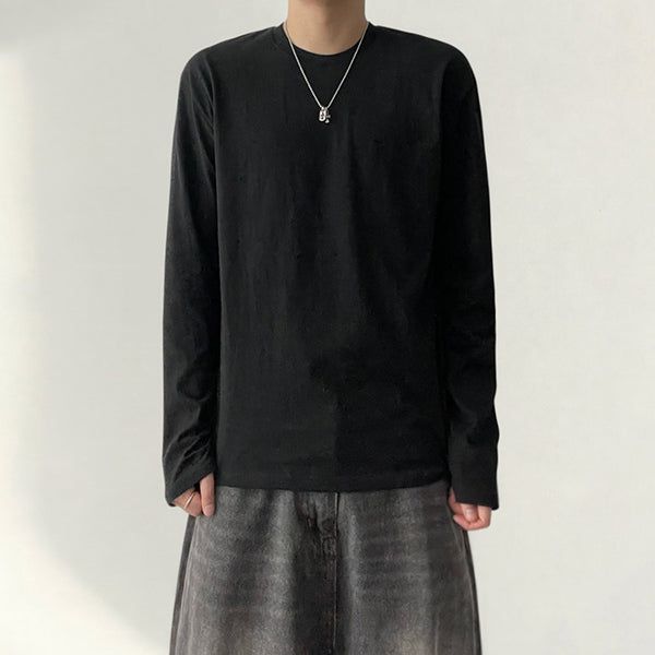 voarc（ボアク）の「グナルデイリーベーシックプレインロングスリーブTシャツ（トップス）」