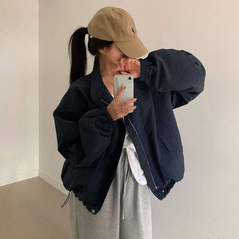 [Bellide made] Return Overfit Two-Way Pintuck Field Jacket