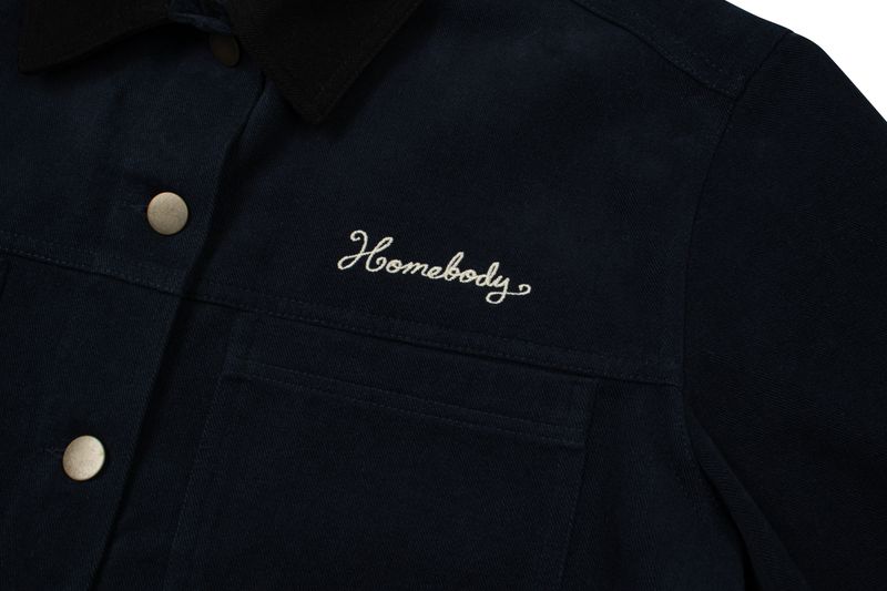 Cotton Trucker Jacket (NAVY)