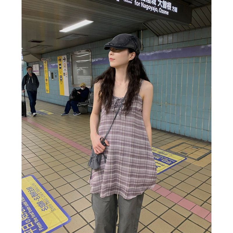 mirinaero(ミリネロ)の「bead checkered dress(Dresses)」