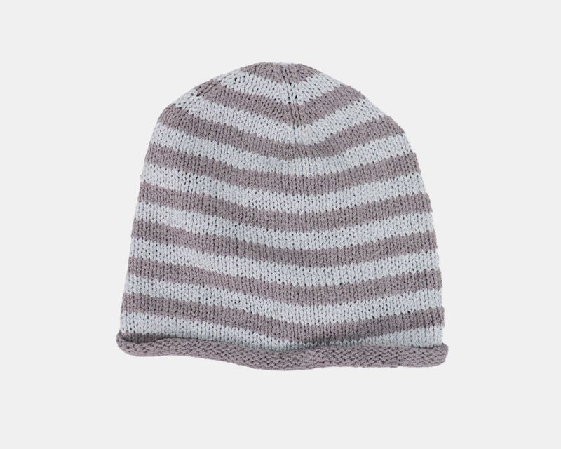 Behil Stripe Shirred Beanie