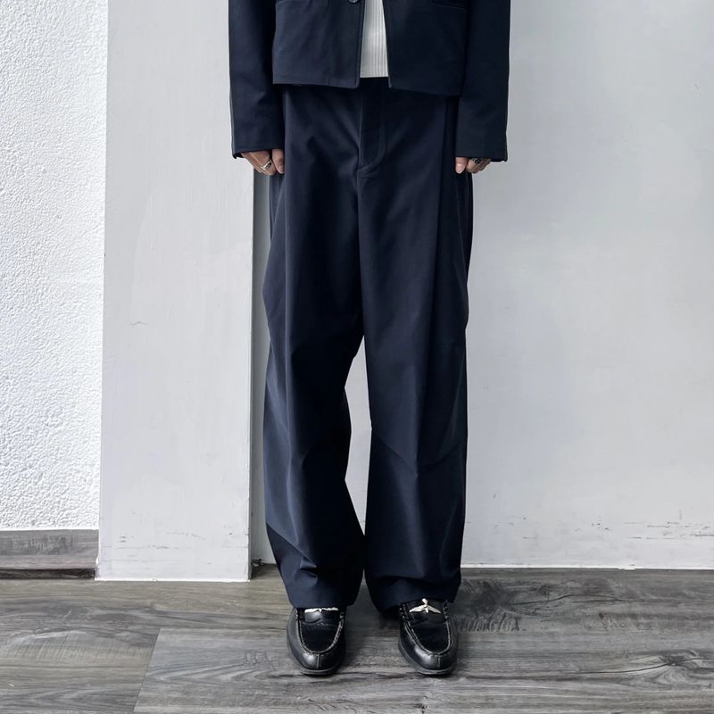 FADE MEET（フェードミート）の「Structured Pleated Wide Pants（Pants）」