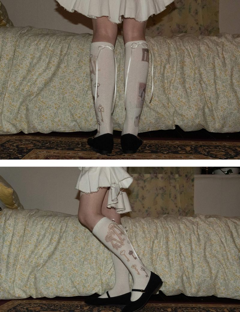 Like Fairy Tale Ribbon Socks