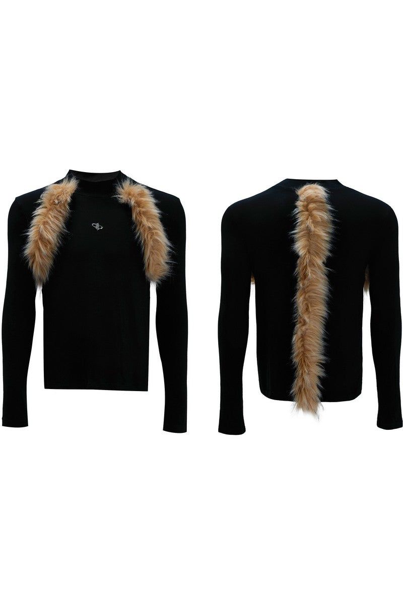 Furry Turtleneck Base Layer