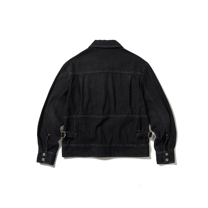 Sphinx denim short trucker jacket / Canvas black
