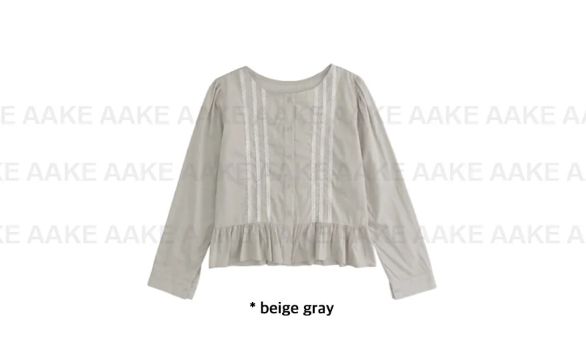 LACE PEPLUM BLOUSE