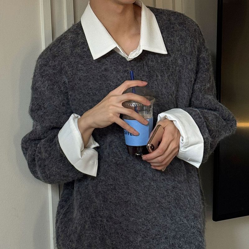 ASCLO Ben Wool V Neck Knit (9color)