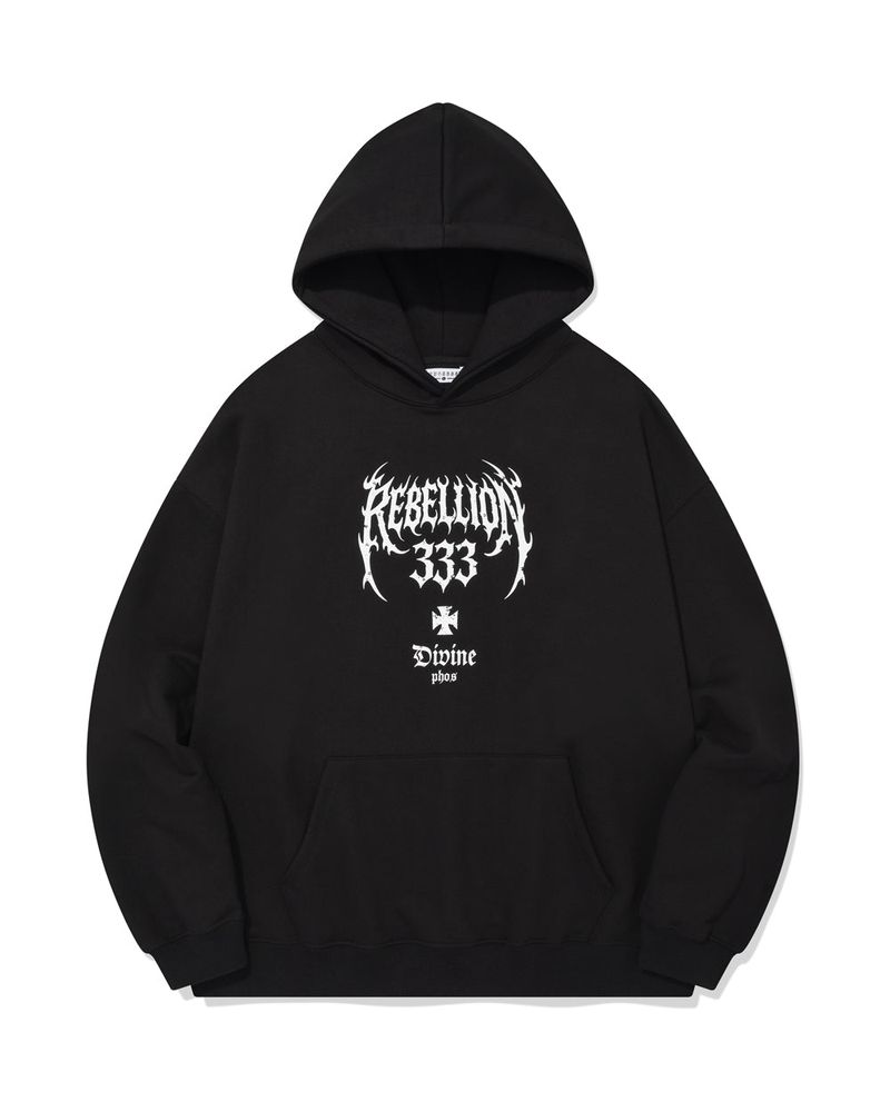 PHOS333（ポス333）の「Rebellion 333 フーディー/ブラック（トップス）」