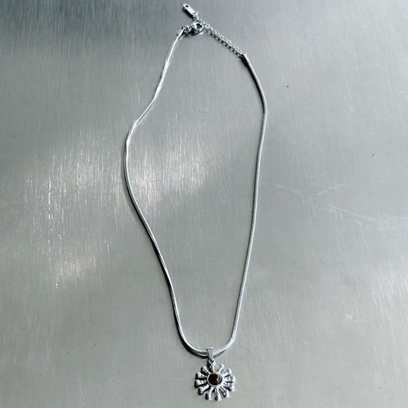 Sun Relief Pendant Necklace