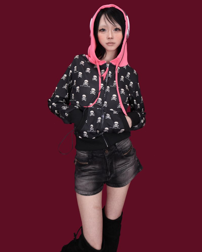 twin denim shorts (2color)