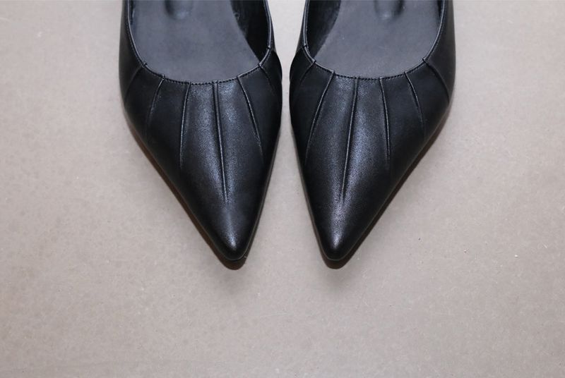 Low Shirring Stiletto