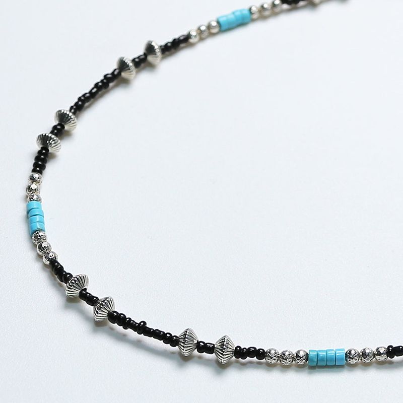 turquoise & hogan beads necklace